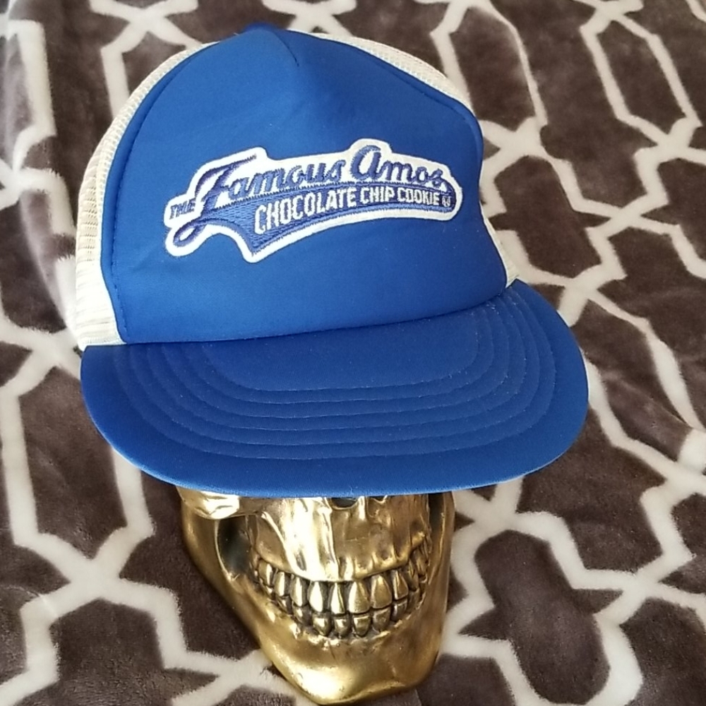 The famous Amos Chocolate chip cookie hat